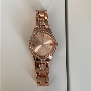 Rose gold Laura Scott watch for sale